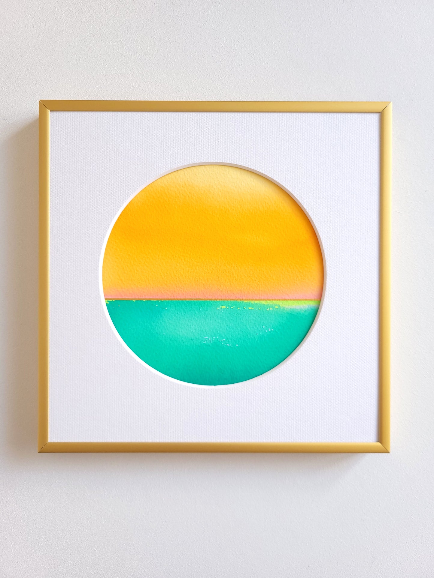"Golden Horizon" ( 8/2026 ) - 20 x 20 cm