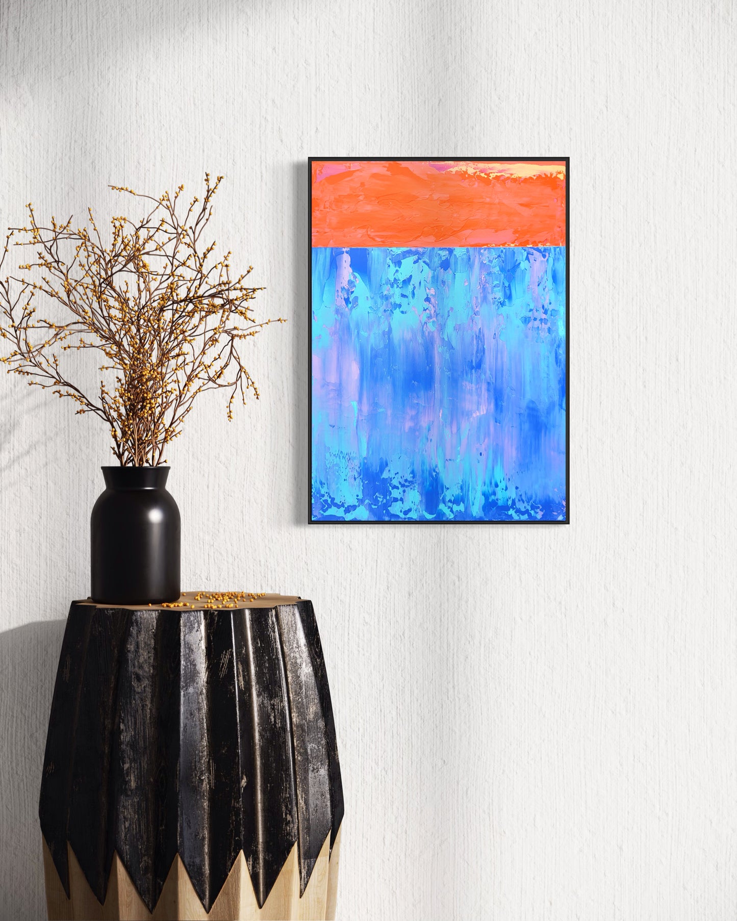 "Lake At Dawn" - 29,7 x 42 cm ( A3 )