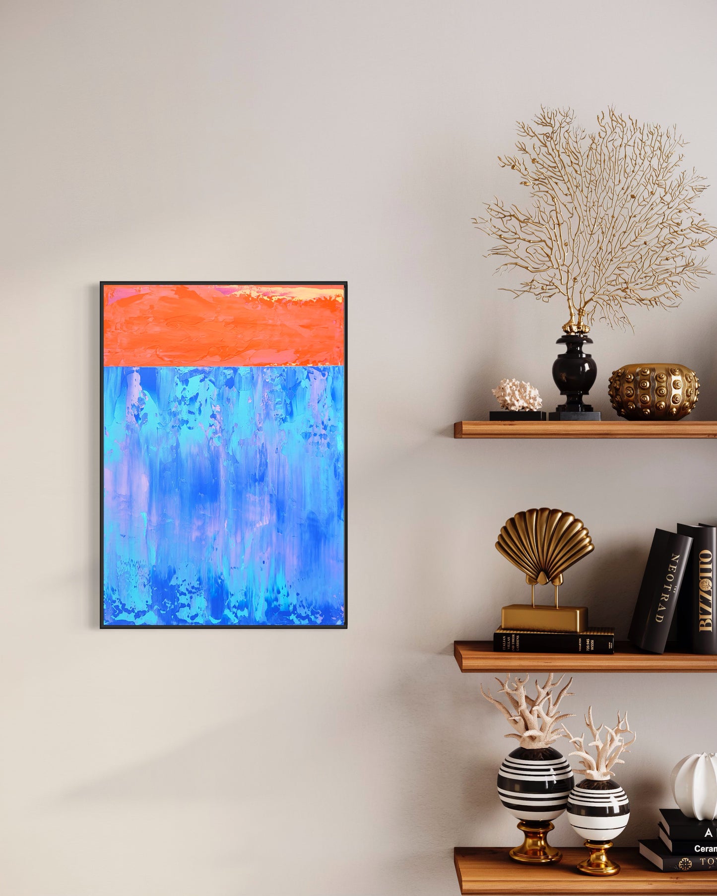 "Lake At Dawn" - 29,7 x 42 cm ( A3 )