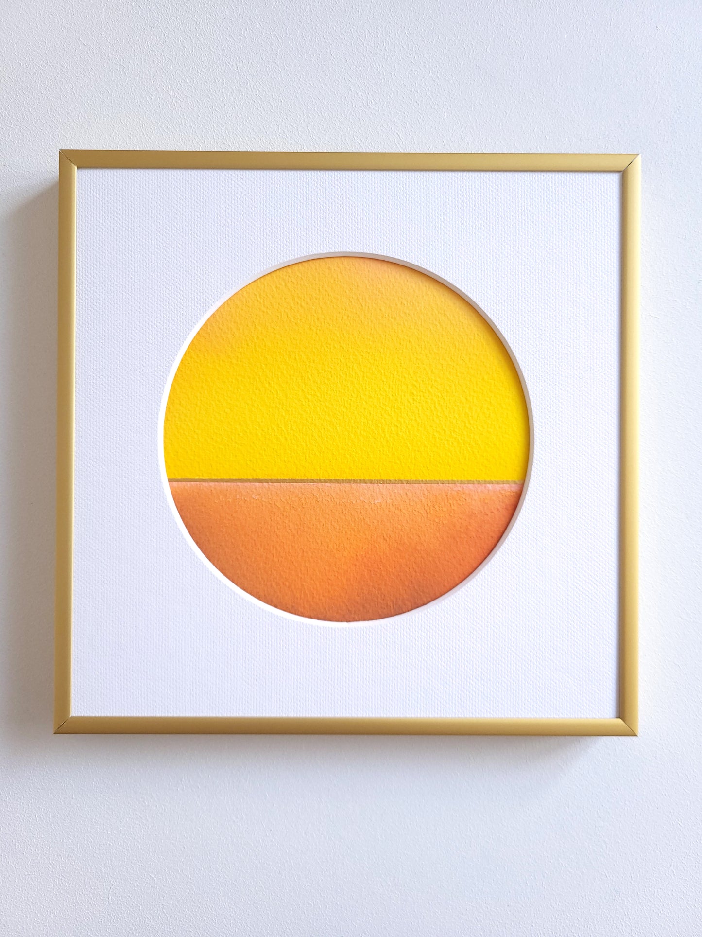 "Golden Horizon" ( 9/2026 ) - 20 x 20 cm
