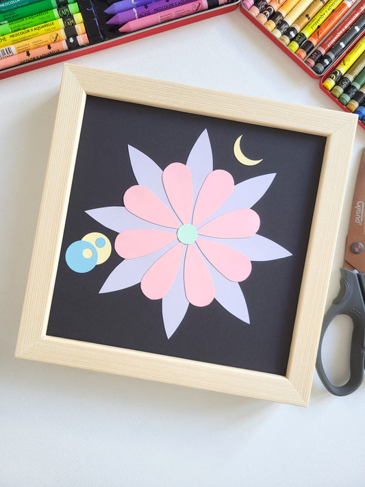 "Moonlight Dahlia" - 20 x 20 cm