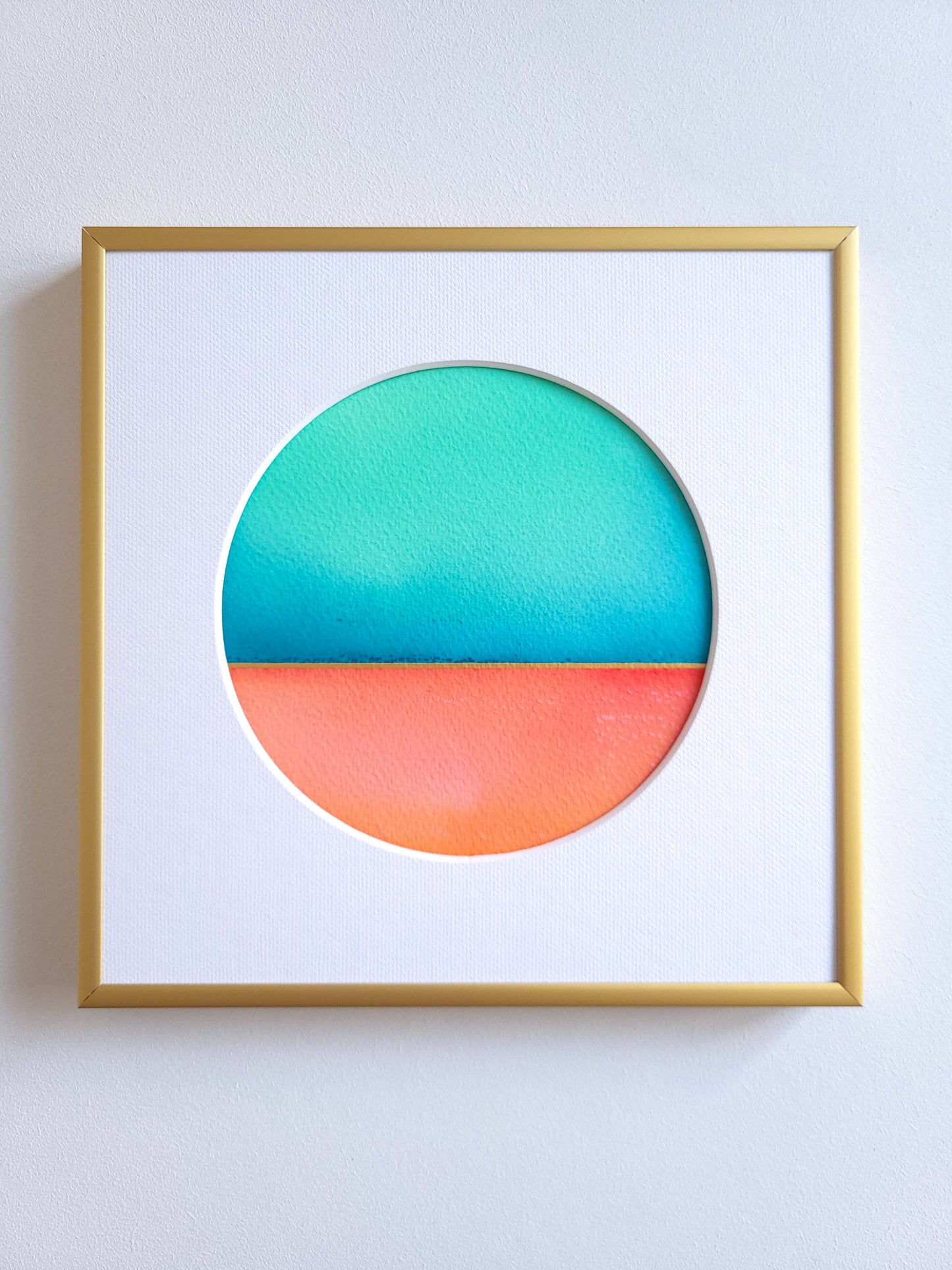 "Golden Horizon" ( 11/2026 ) - 20 x 20 cm