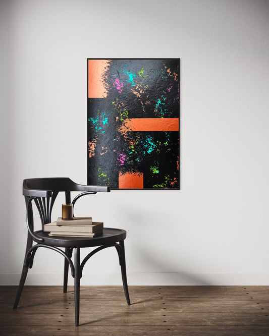 "Copper Mine" - 70 x 100 cm.