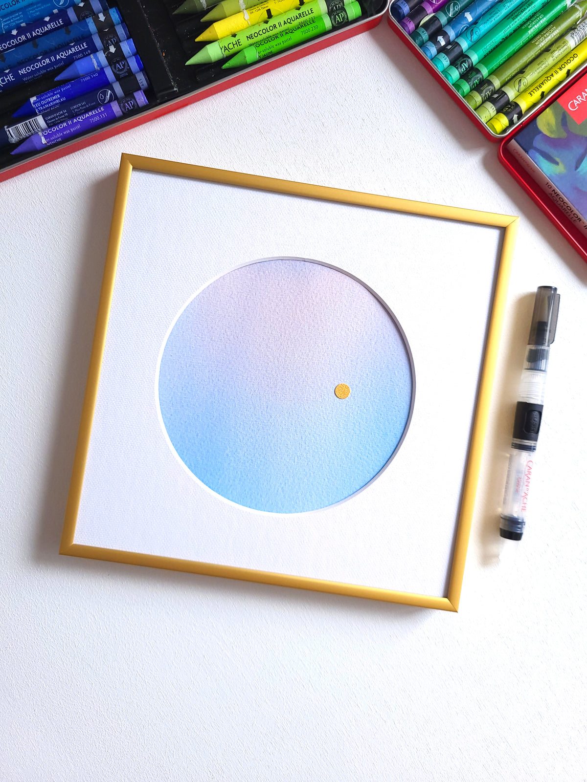 "Gradients Of Nature" ( 14/2026 ) - 20 x 20 cm