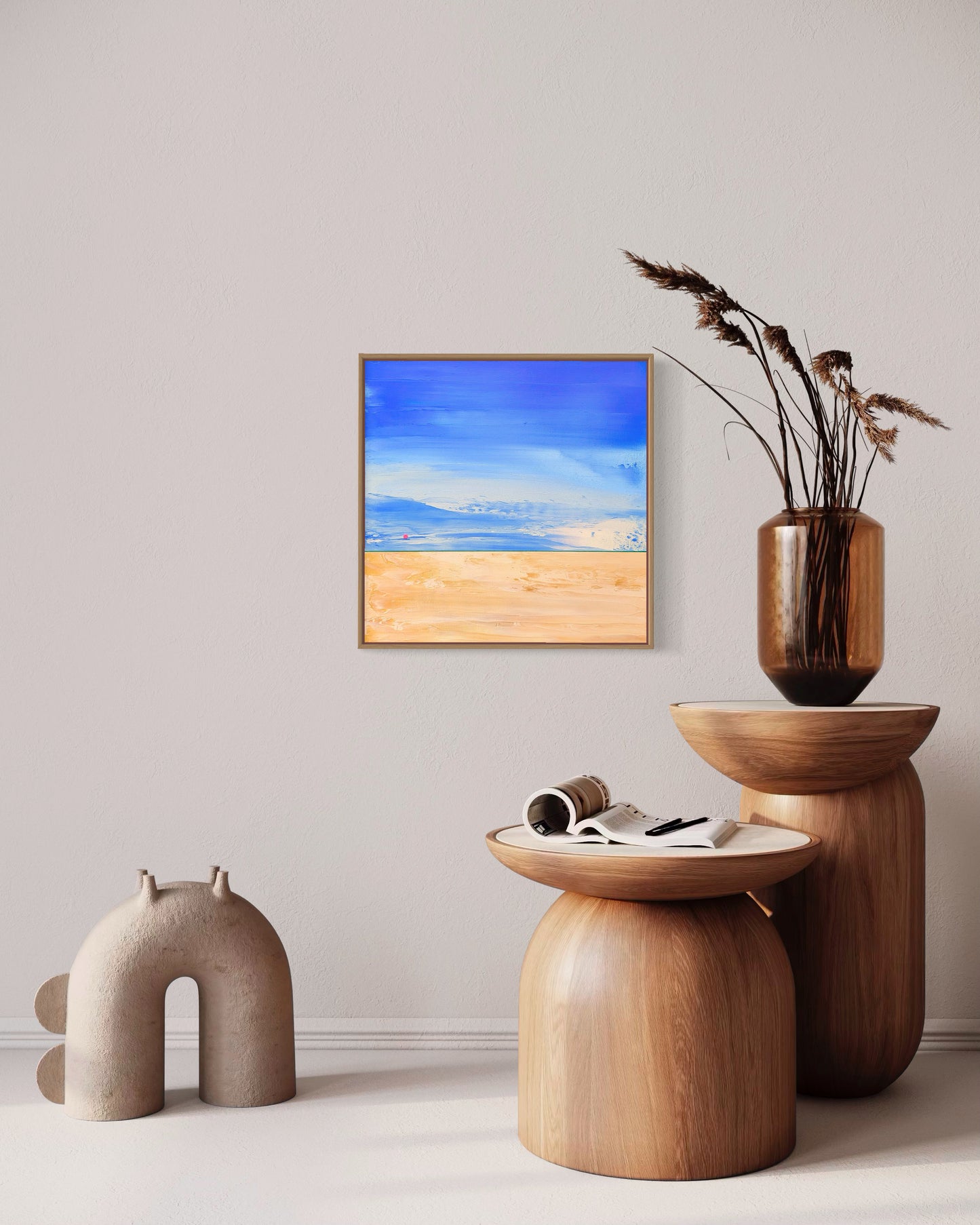 "Golden Sands" - 40 x 40 cm