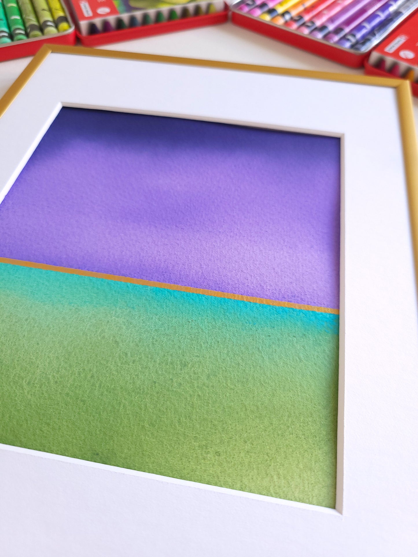 "Golden Horizon" ( 17/2026 ) - 18 x 24 cm