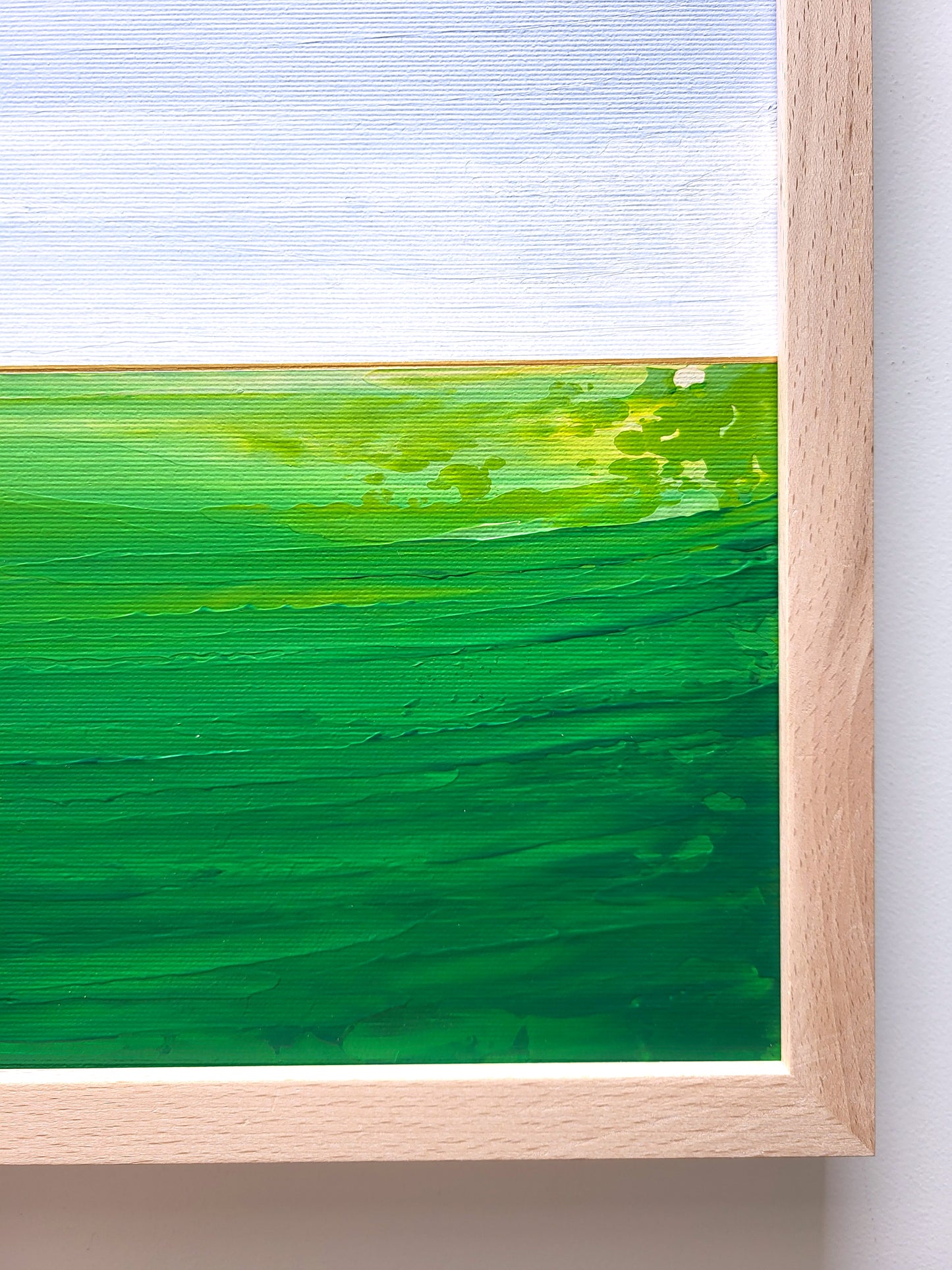 "Green Fields" - 40 x 40 cm