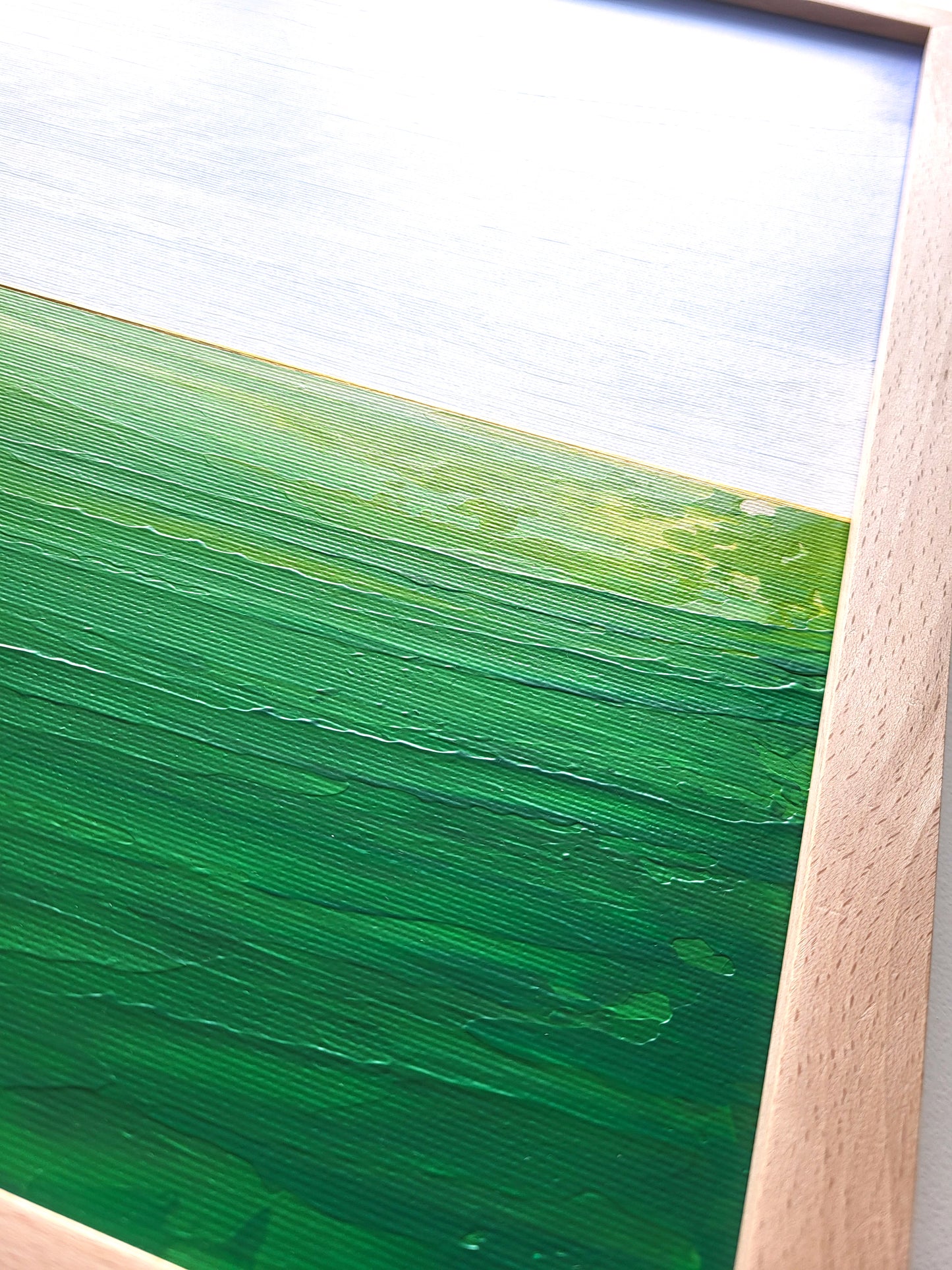 "Green Fields" - 40 x 40 cm