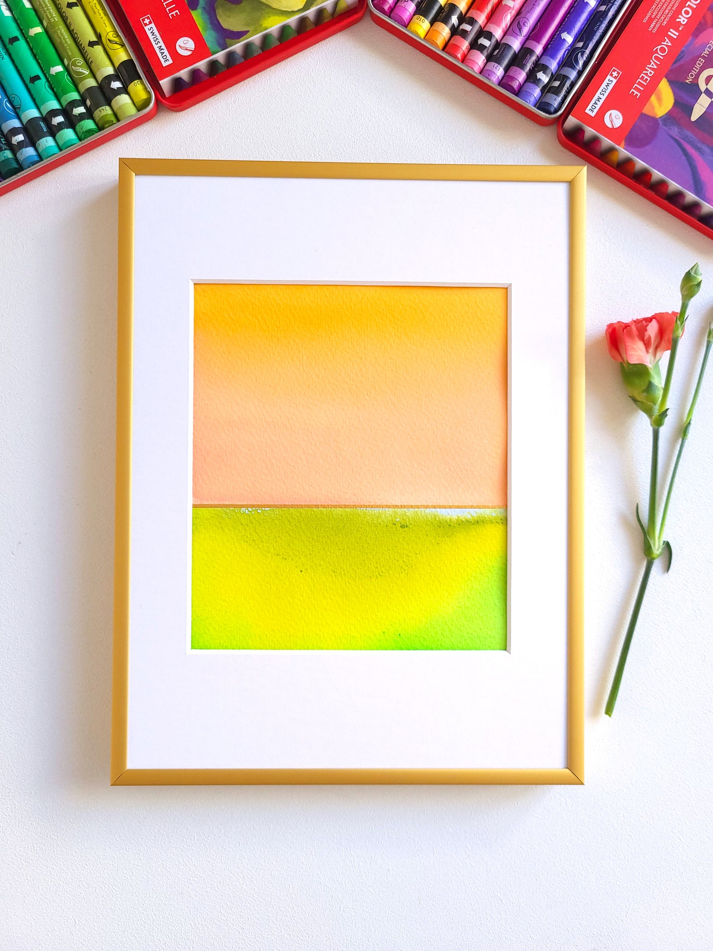"Golden Horizon" ( 18/2026 ) - 18 x 24 cm