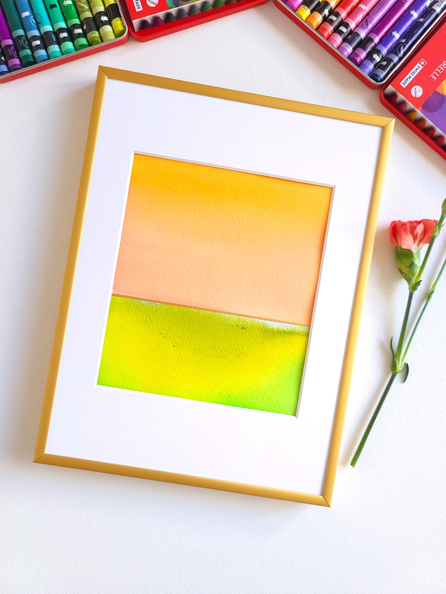 "Golden Horizon" ( 18/2026 ) - 18 x 24 cm
