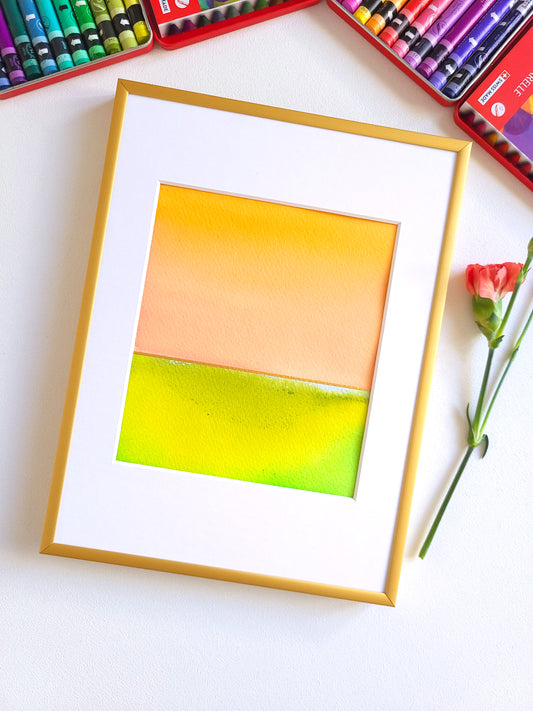 "Golden Horizon" ( 18/2026 ) - 18 x 24 cm