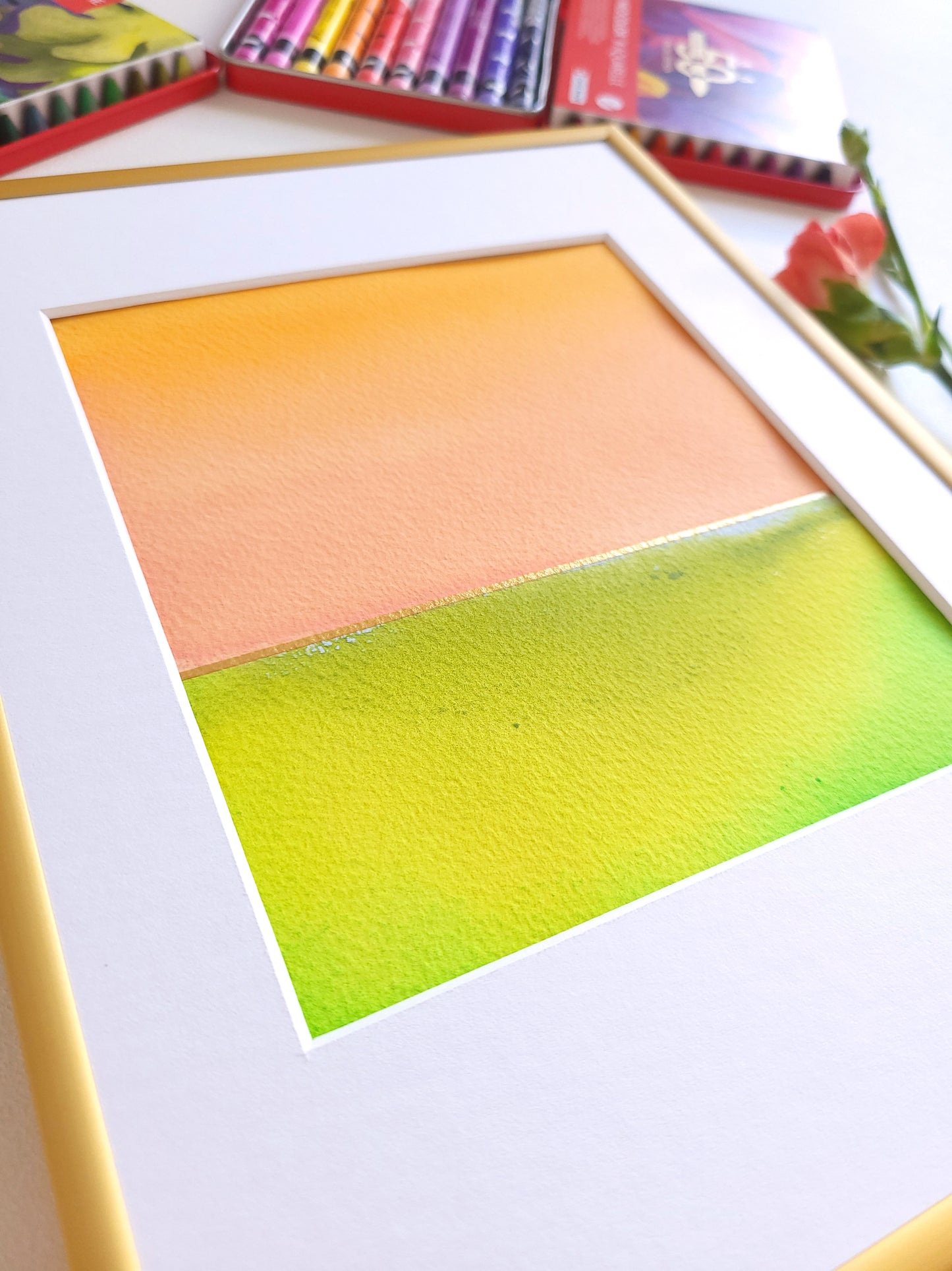 "Golden Horizon" ( 18/2026 ) - 18 x 24 cm