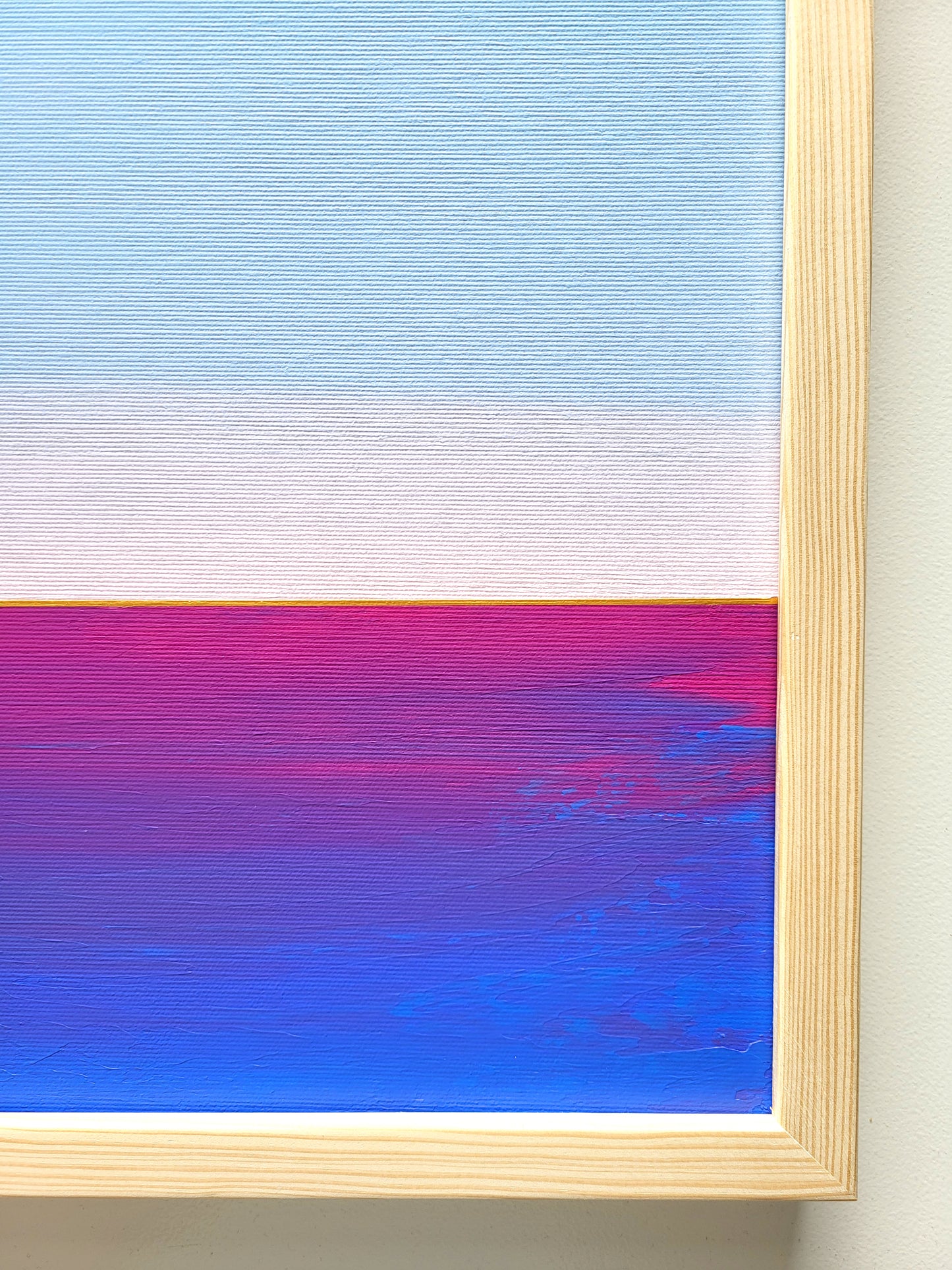 "Blue Vastness" - 40 x 40 cm