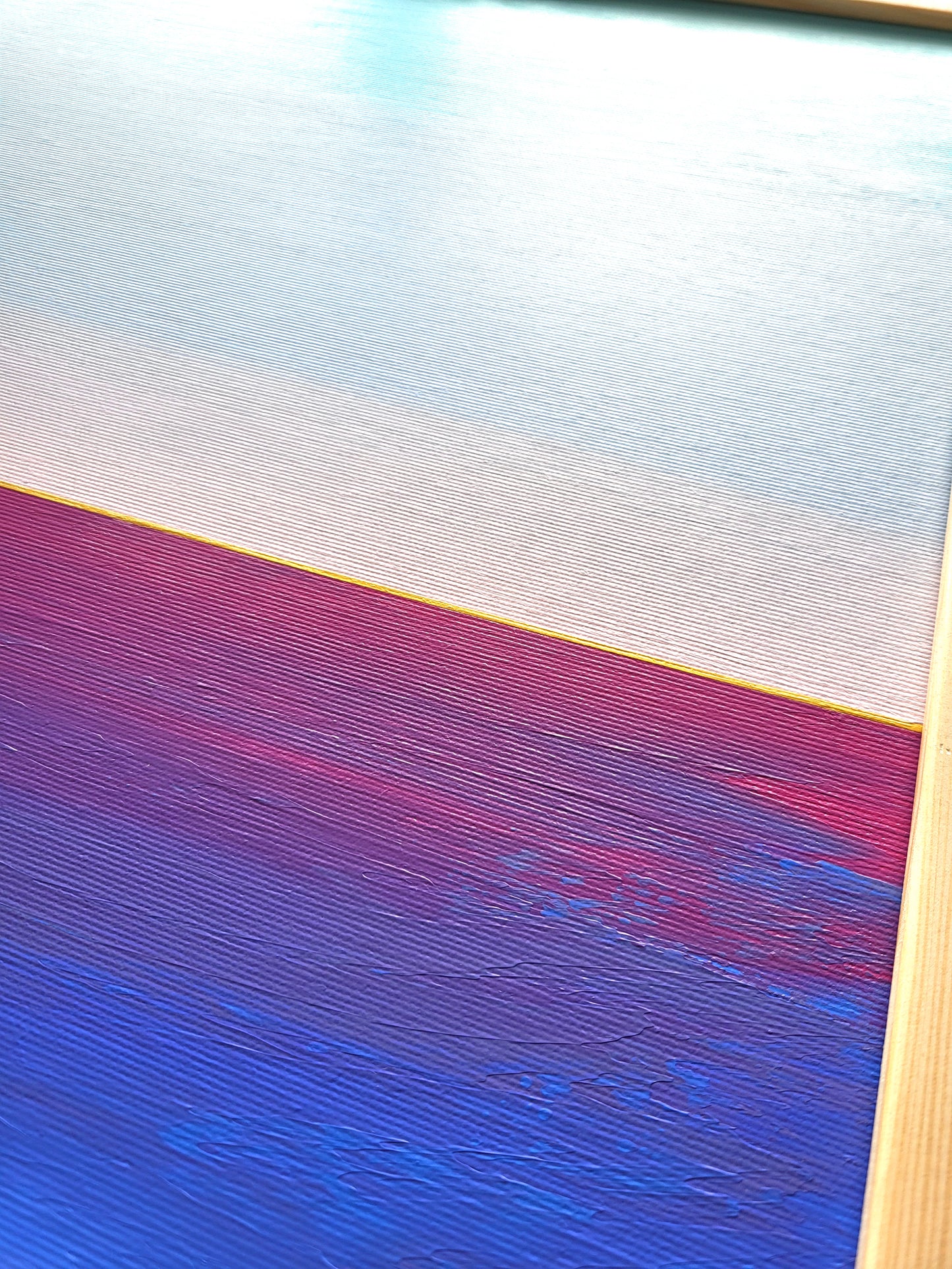 "Blue Vastness" - 40 x 40 cm