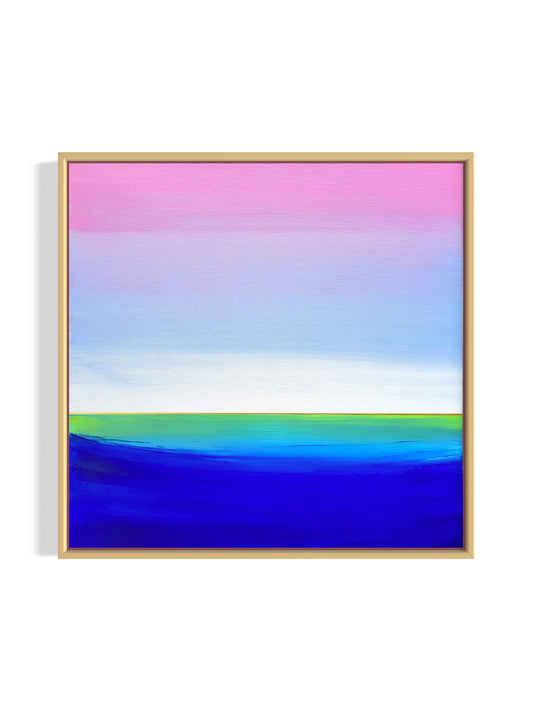 "Lake Journey" - 40 x 40 cm