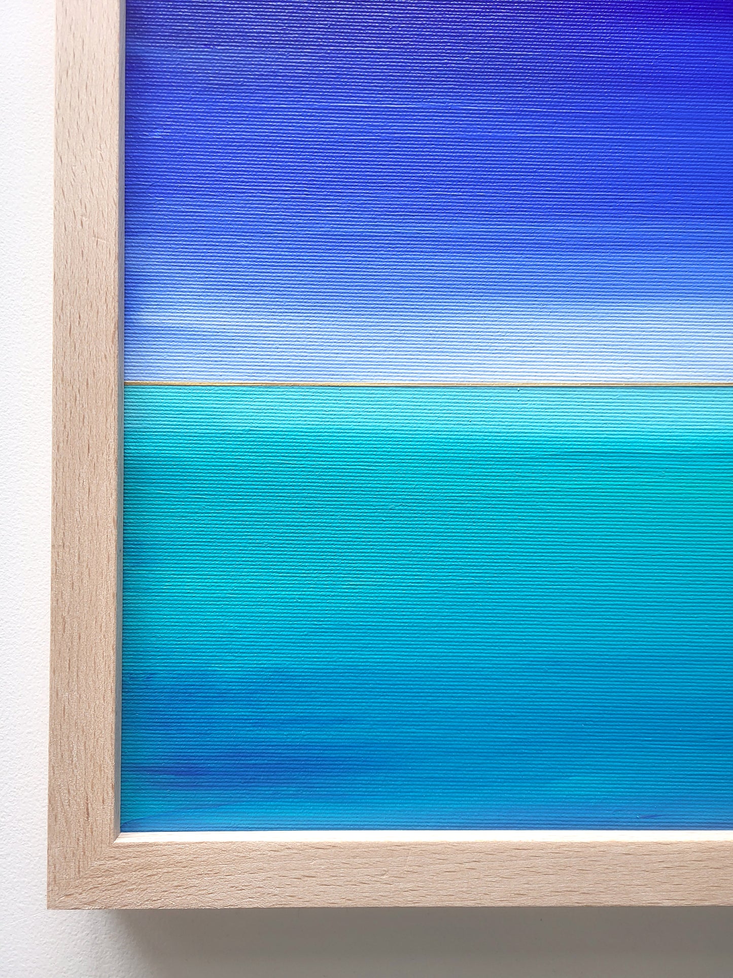 "Blue Horizon" - 40 x 40 cm