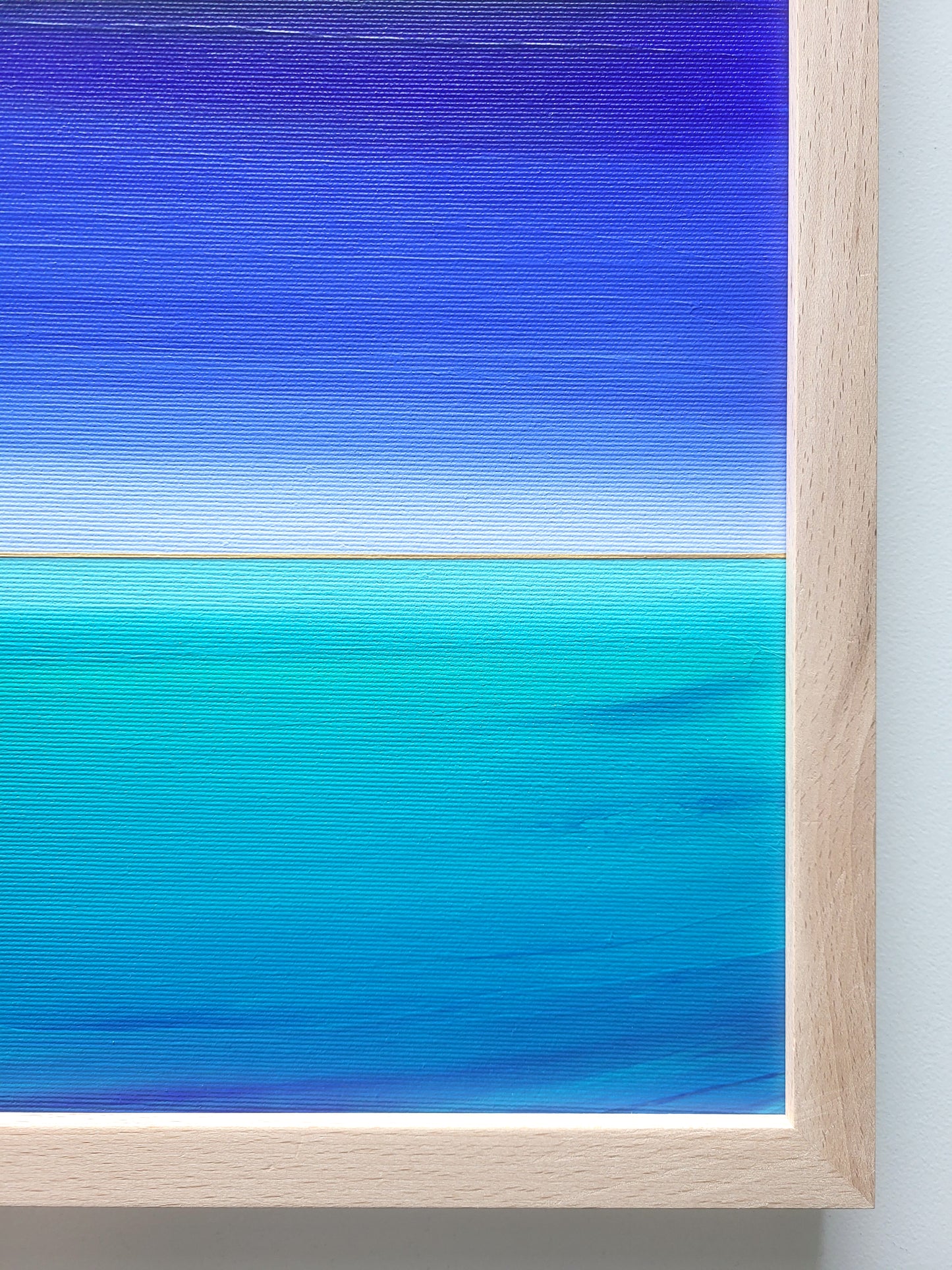 "Blue Horizon" - 40 x 40 cm