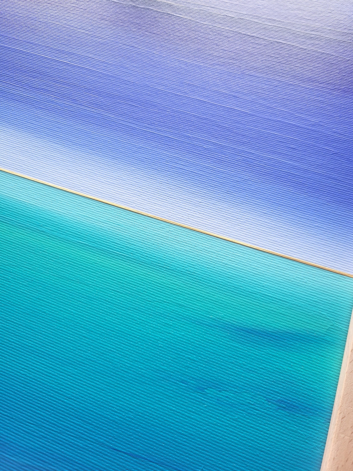 "Blue Horizon" - 40 x 40 cm