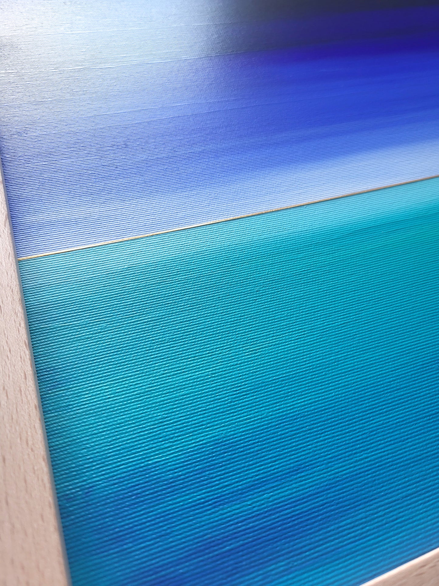 "Blue Horizon" - 40 x 40 cm