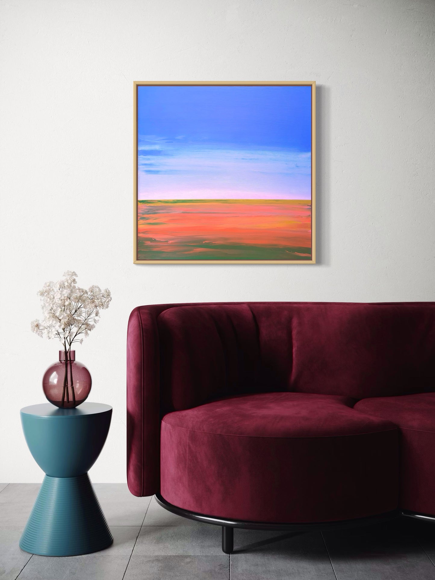 "Purple Lullaby" - 60 x 60 cm