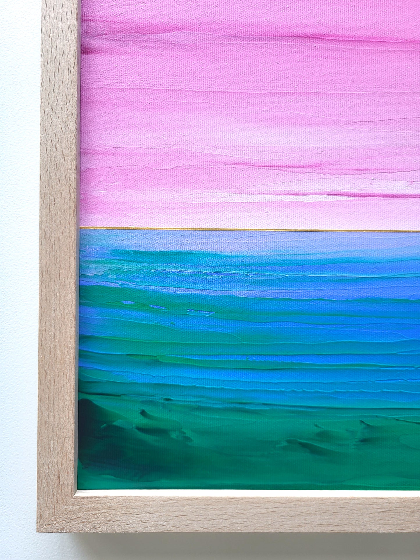 "Where Sky Meets Sea" - 40 x 40 cm