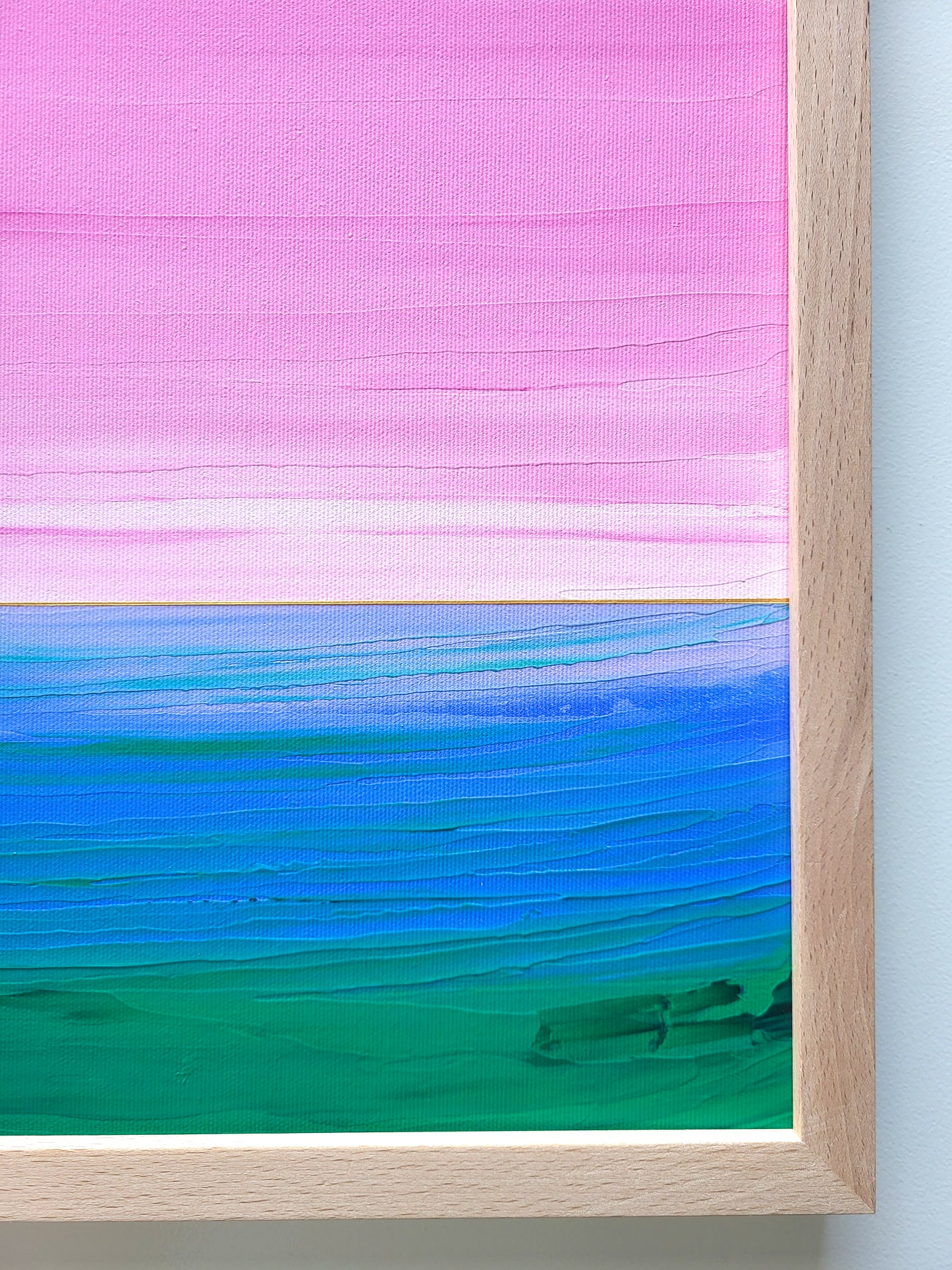"Where Sky Meets Sea" - 40 x 40 cm