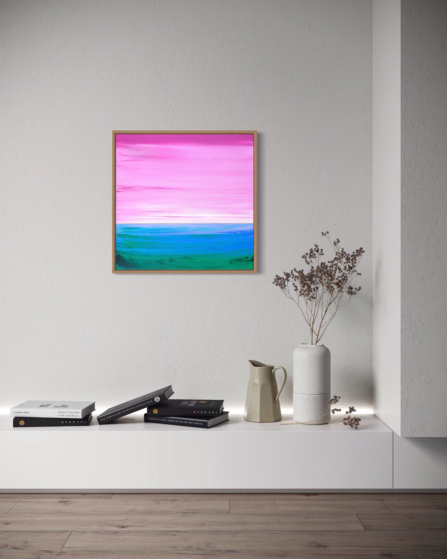 "Where Sky Meets Sea" - 40 x 40 cm