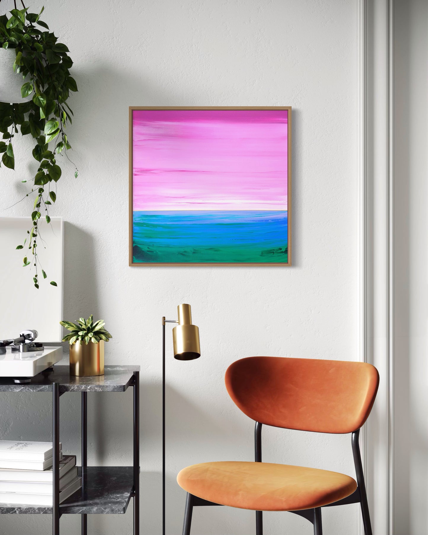 "Where Sky Meets Sea" - 40 x 40 cm
