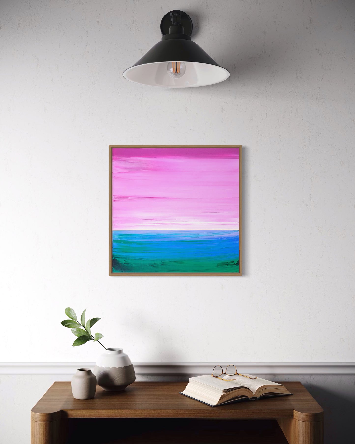 "Where Sky Meets Sea" - 40 x 40 cm