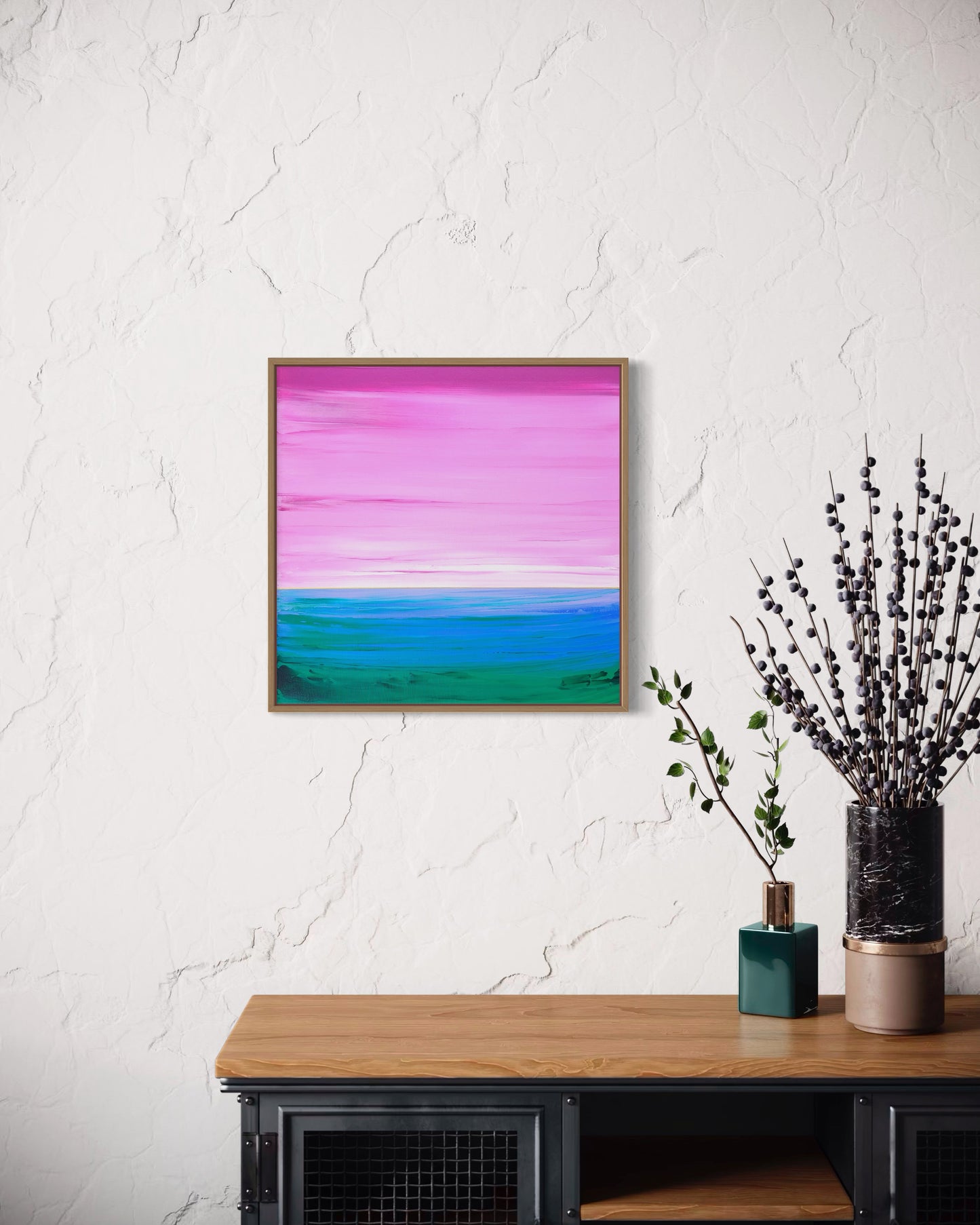 "Where Sky Meets Sea" - 40 x 40 cm