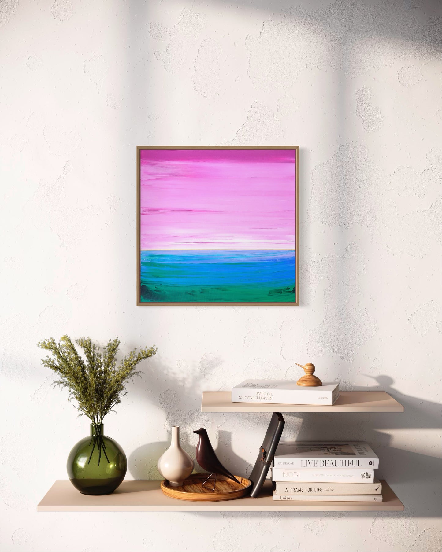 "Where Sky Meets Sea" - 40 x 40 cm