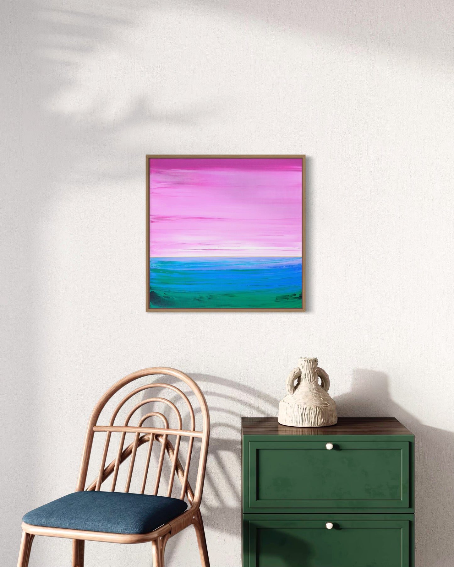 "Where Sky Meets Sea" - 40 x 40 cm