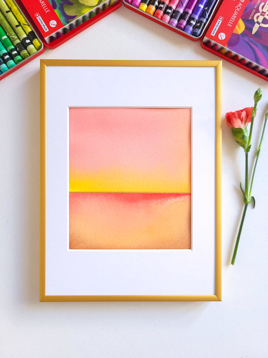 "Golden Horizon" ( 19/2026 ) - 18 x 24 cm