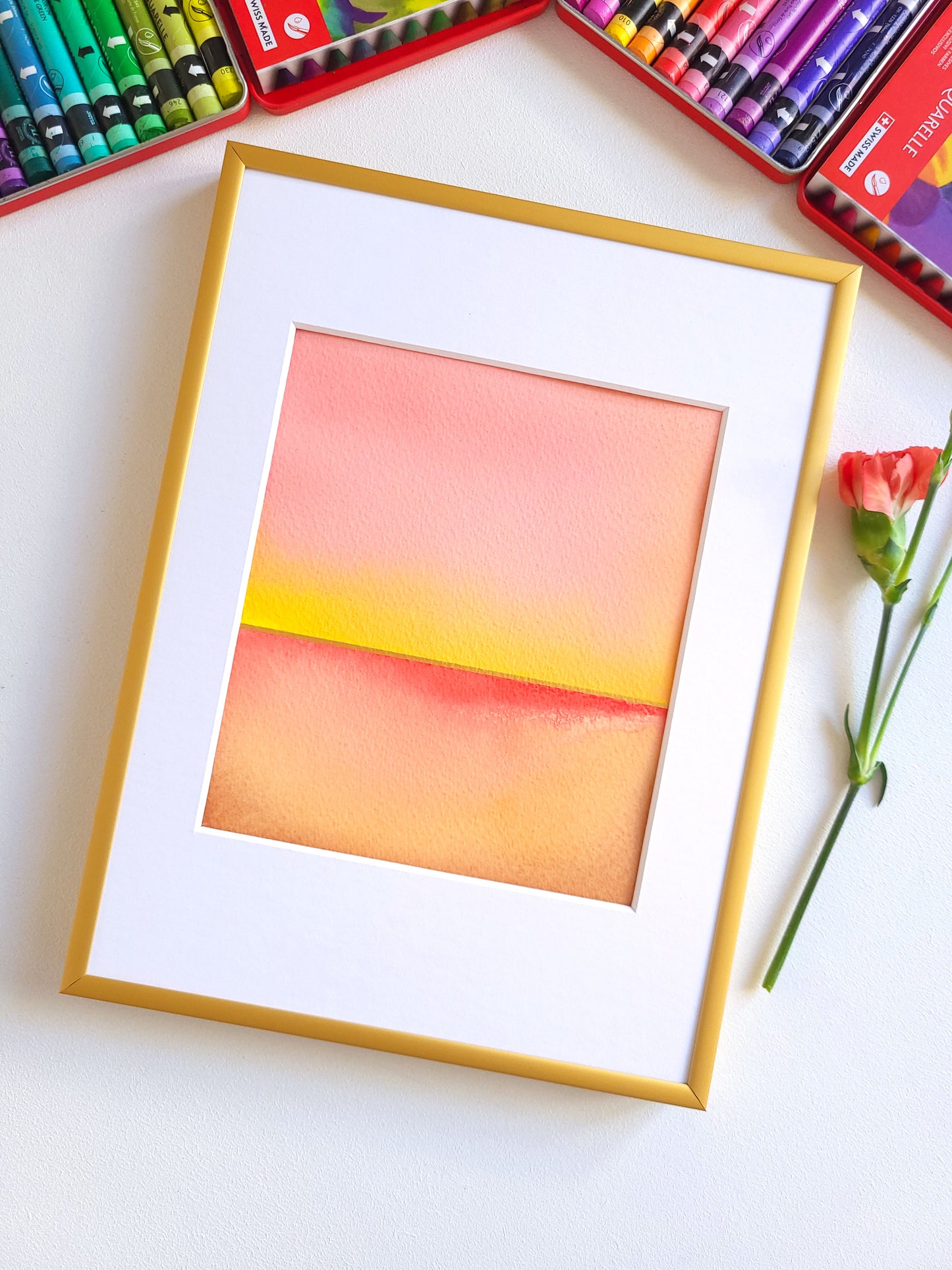 "Golden Horizon" ( 19/2026 ) - 18 x 24 cm