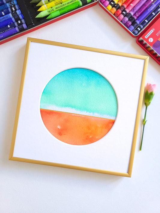 "Golden Horizon XXII" - 20 x 20 cm