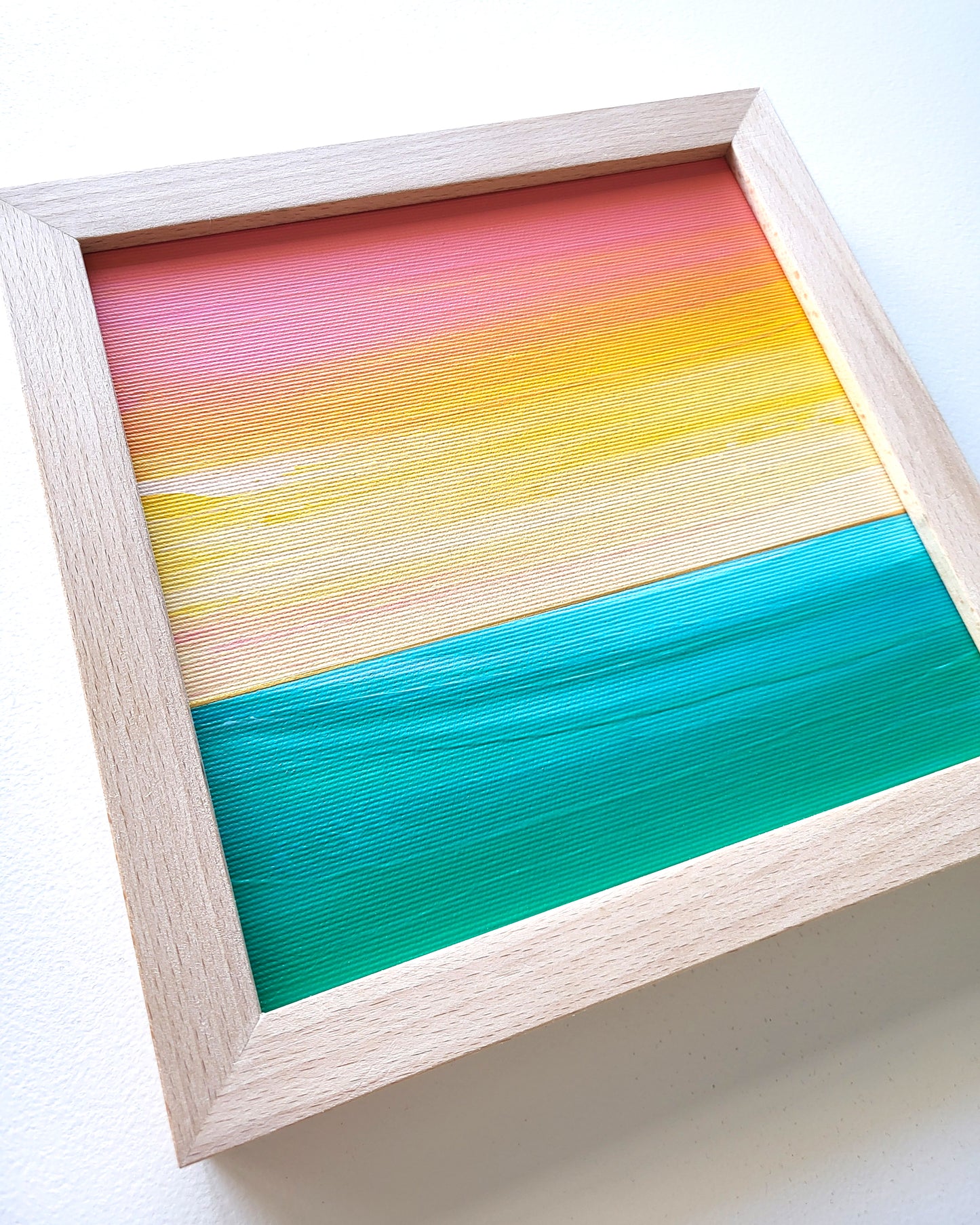 "Sunset Glow" - 20 x 20 cm