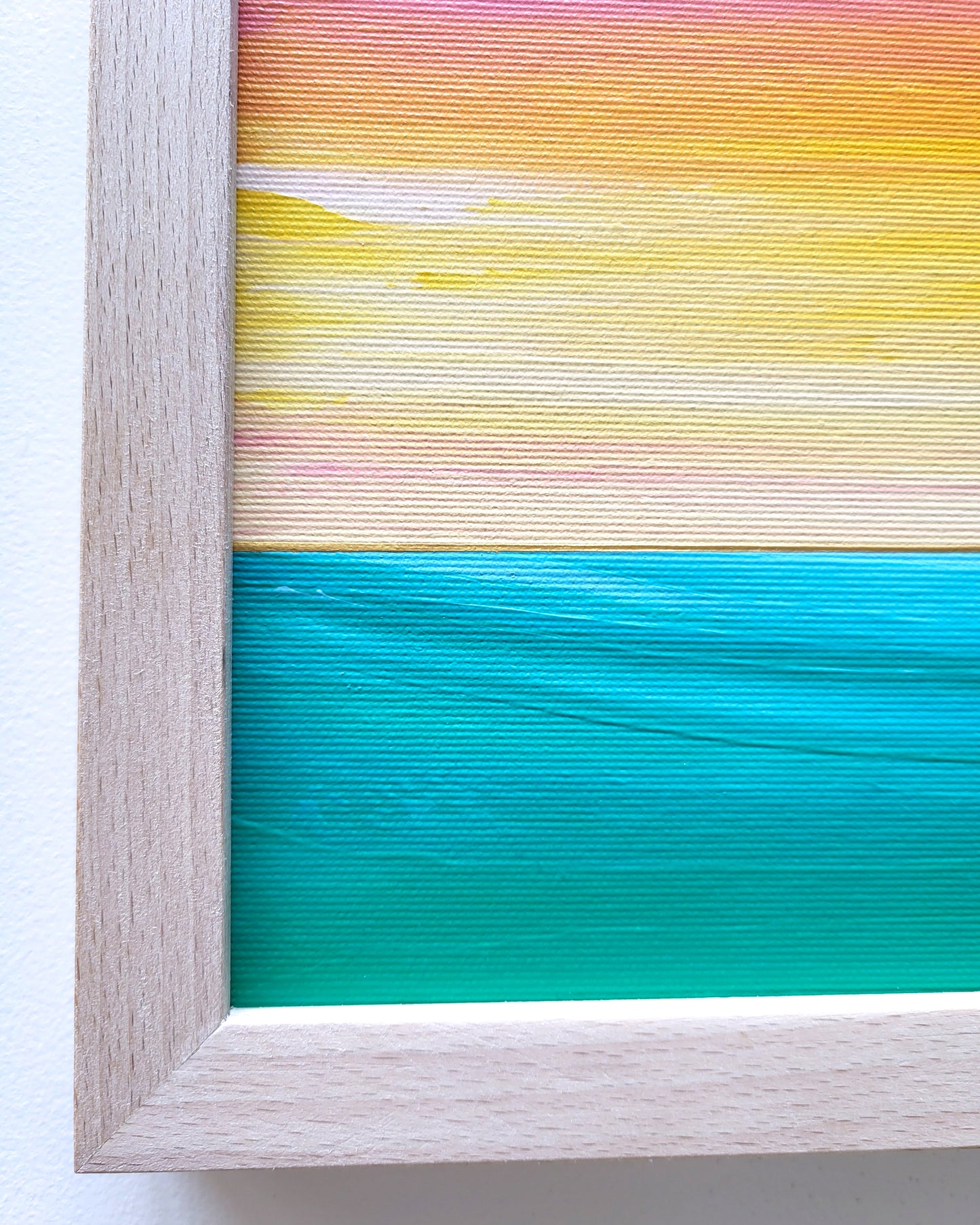 "Sunset Glow" - 20 x 20 cm