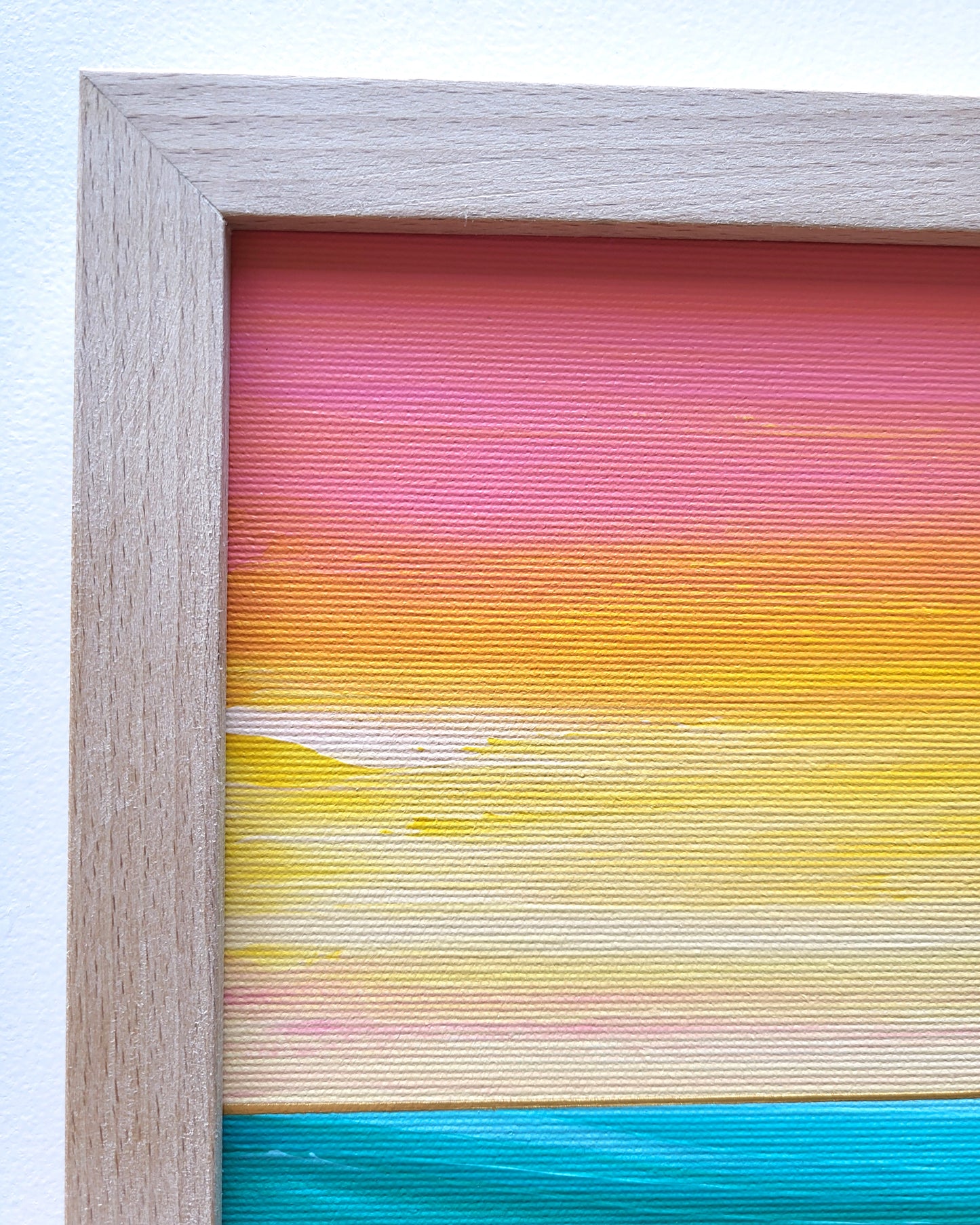 "Sunset Glow" - 20 x 20 cm