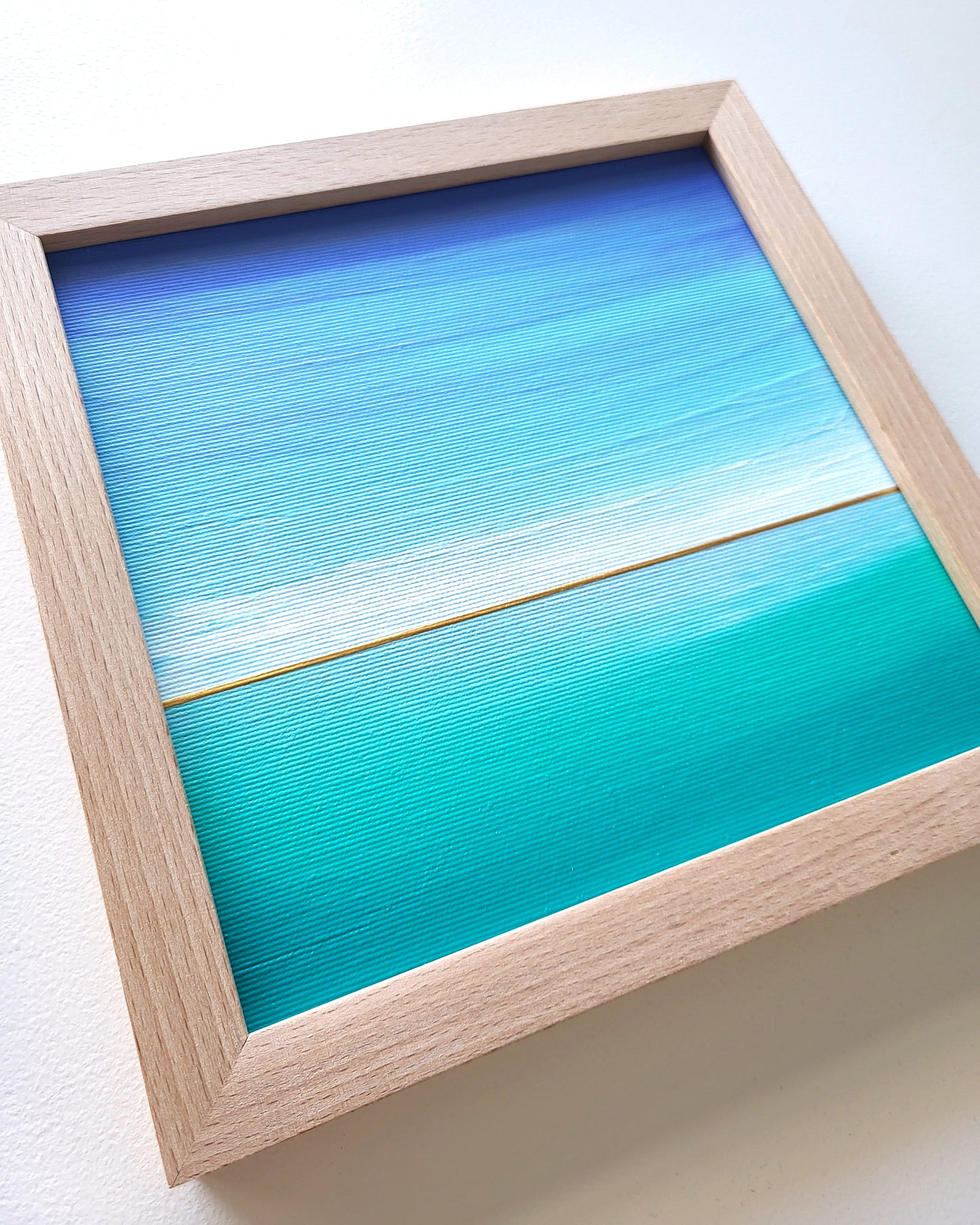 "Sea Whispers" - 20 x 20 cm