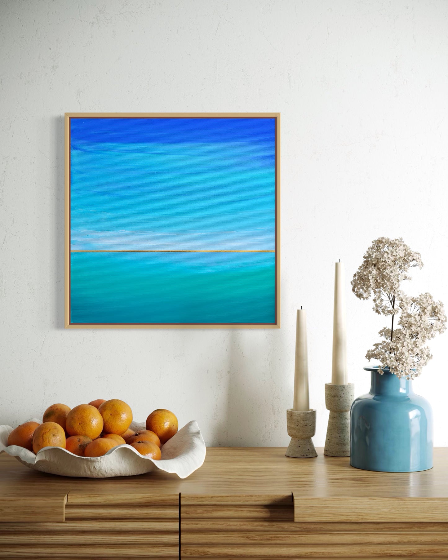 "Sea Whispers" - 20 x 20 cm