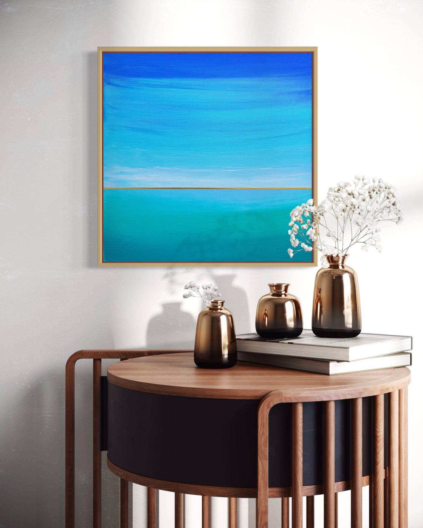 "Sea Whispers" - 20 x 20 cm
