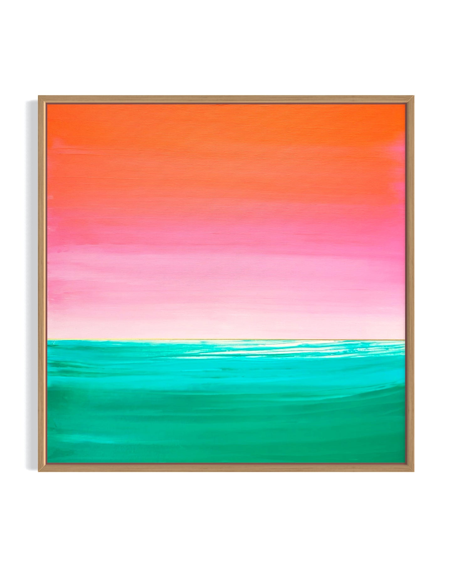 "Song Of The Emerald Waters" - 50 x 50 cm