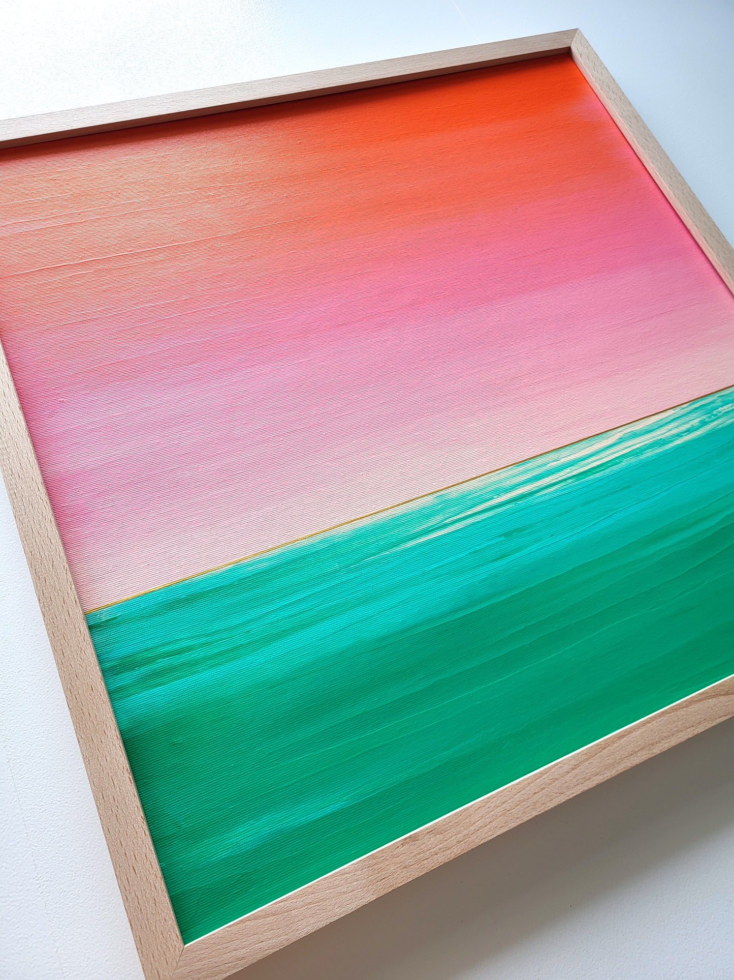 "Song Of The Emerald Waters" - 50 x 50 cm