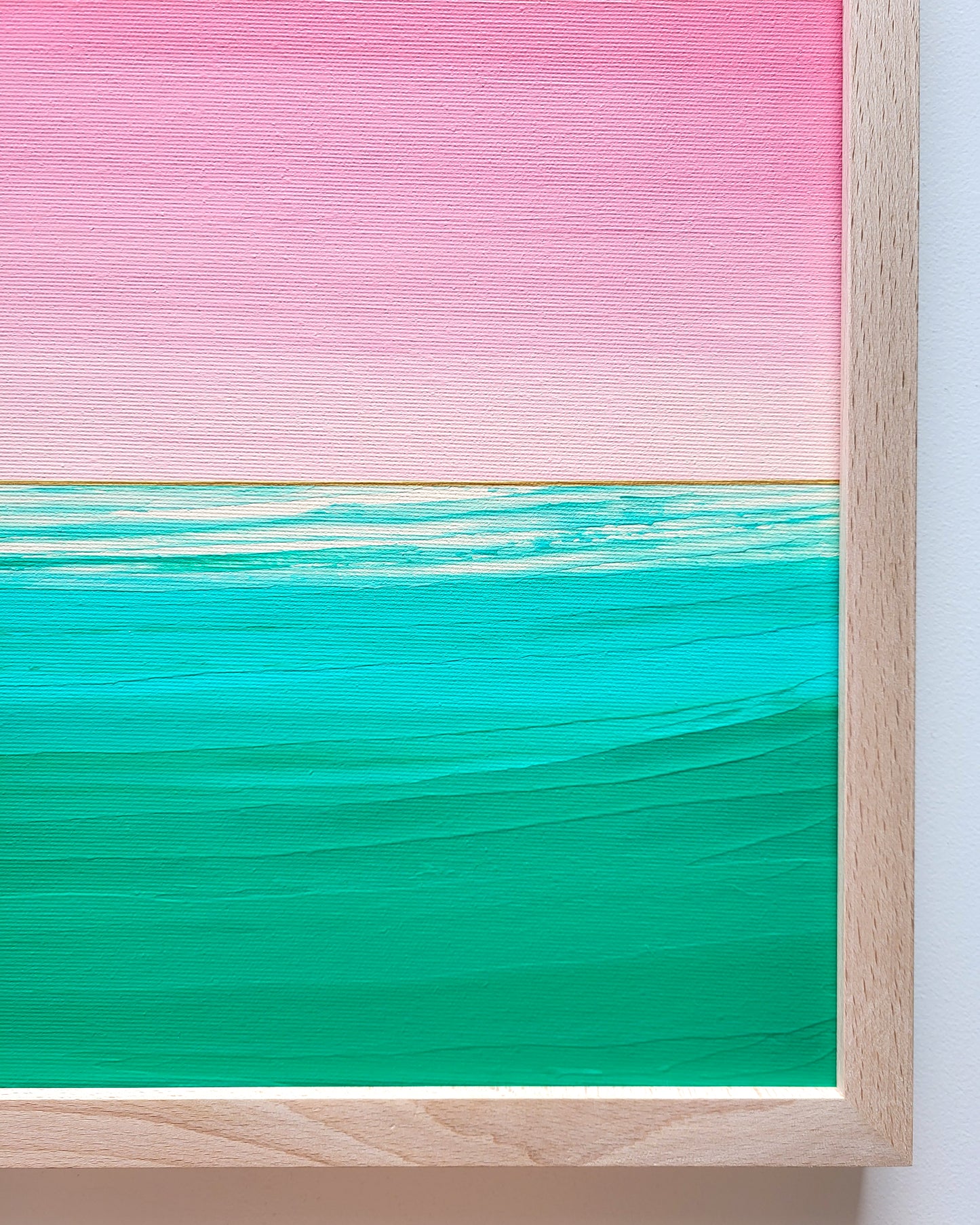 "Song Of The Emerald Waters" - 50 x 50 cm