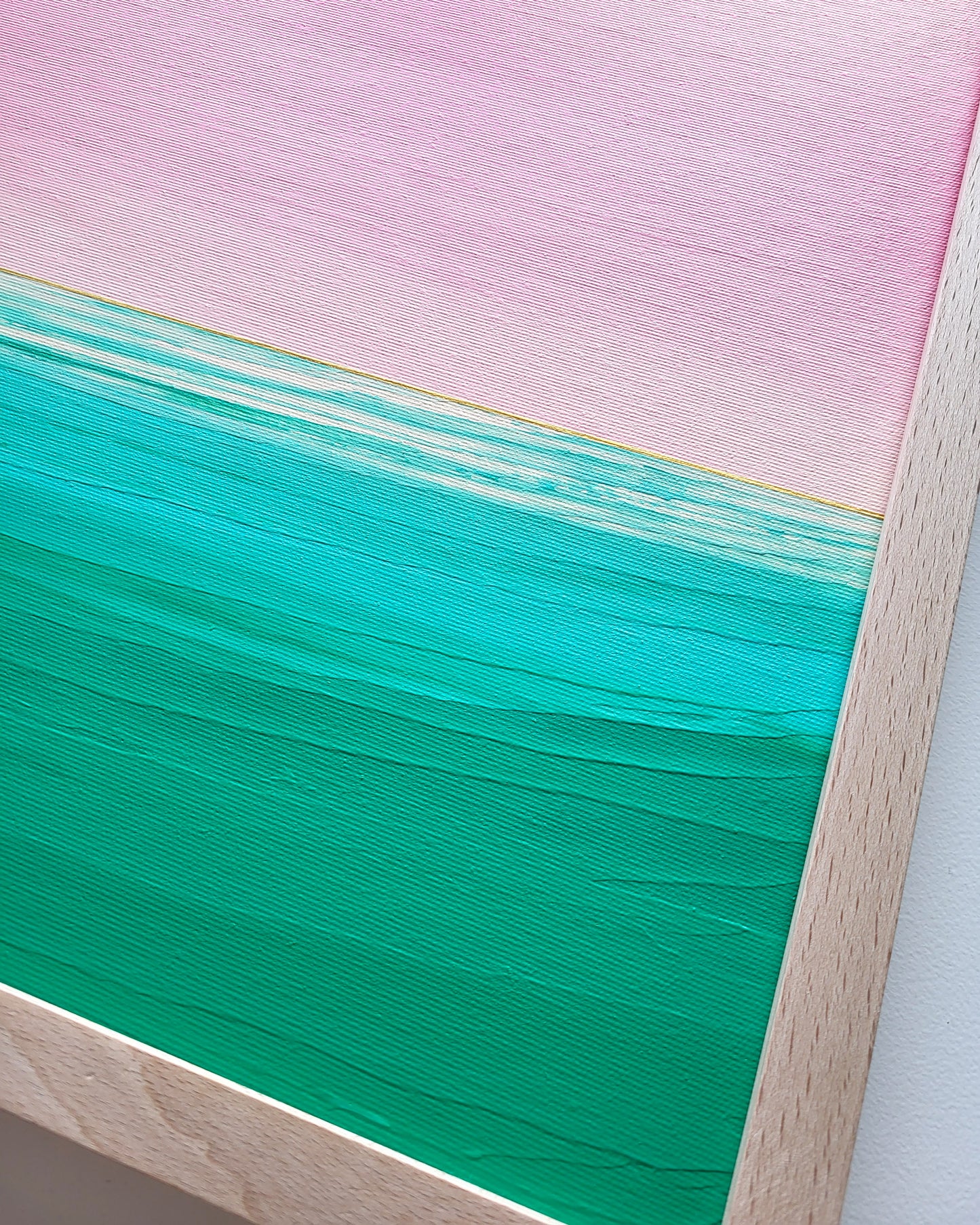 "Song Of The Emerald Waters" - 50 x 50 cm