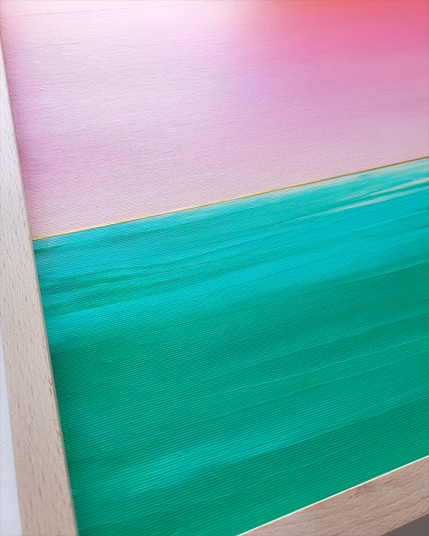 "Song Of The Emerald Waters" - 50 x 50 cm