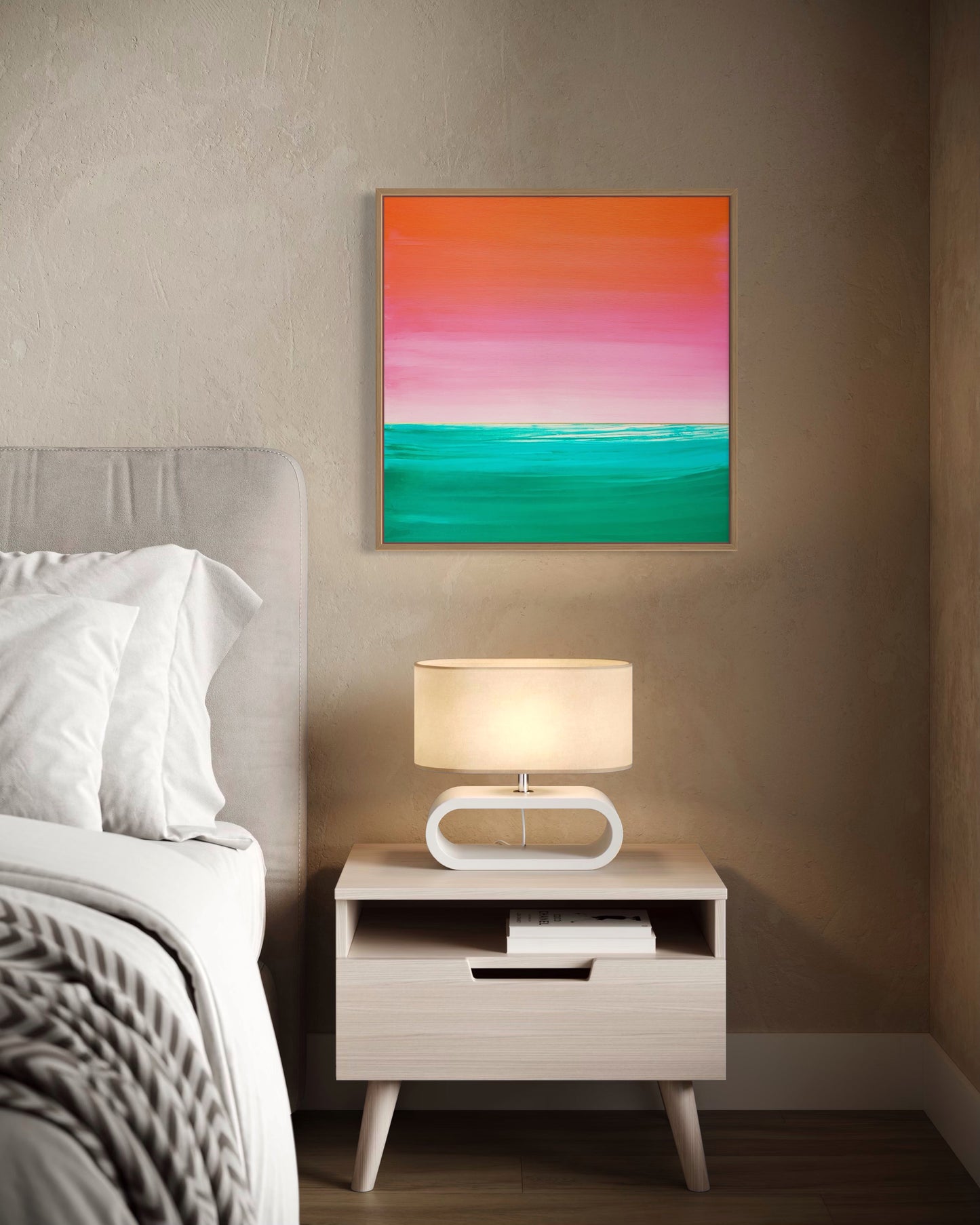 "Song Of The Emerald Waters" - 50 x 50 cm