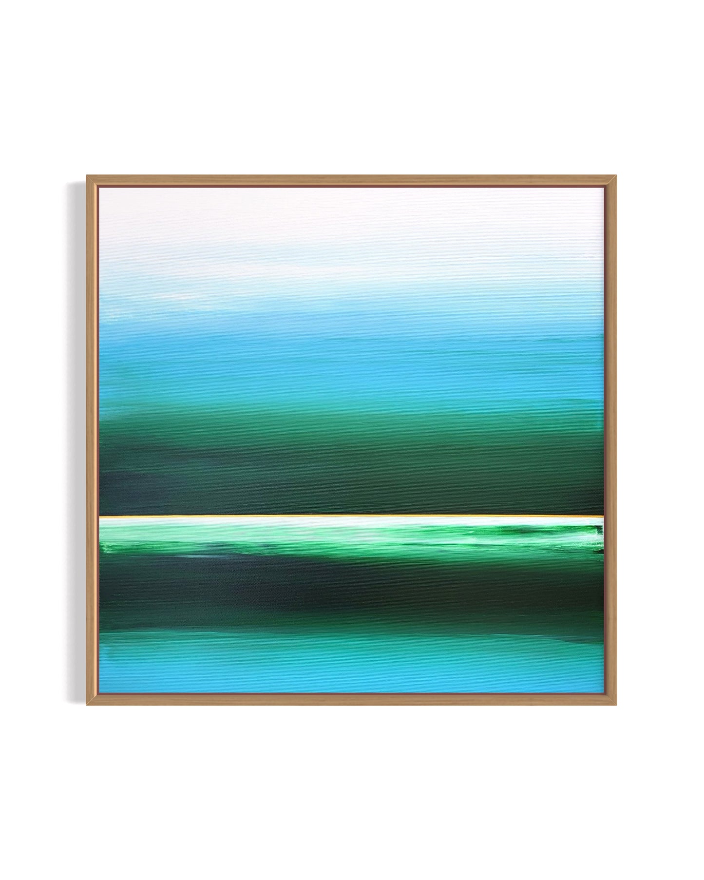 "Foggy Fields" - 40 x 40 cm