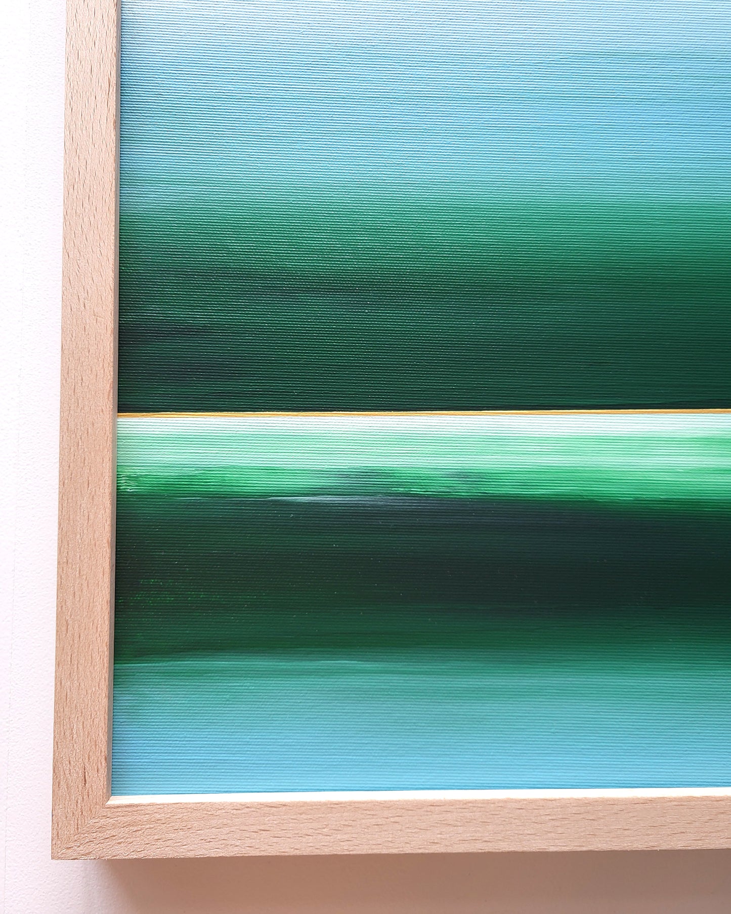 "Foggy Fields" - 40 x 40 cm