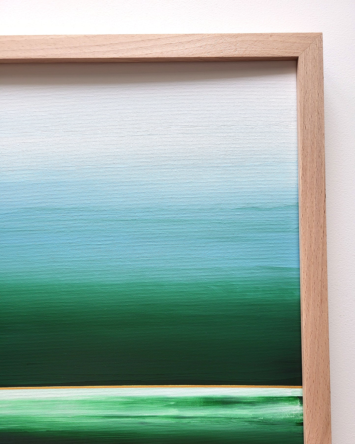 "Foggy Fields" - 40 x 40 cm